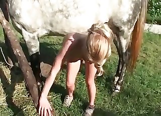 The cunt of this woman gets incredibly dominated in doggy fashion